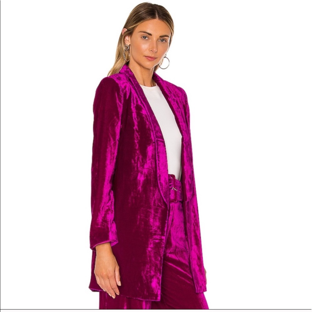 ISO House of Harlow Chloe jacket magenta XS or S